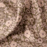 Printed Cotton KASHI Green / Peach